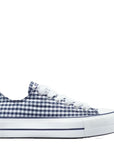 Converse Women's Chuck Taylor All Star Lift Platform Low Gingham in Obsidian/White/Vintage White