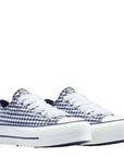 Converse Women's Chuck Taylor All Star Lift Platform Low Gingham in Obsidian/White/Vintage White