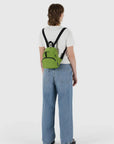 Baggu Mini Nylon Backpack in Green Juice