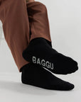 Baggu Ribbed Sock in Black