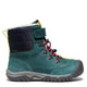 Keen Youth Kanibou Waterproof Winter Boot in Deep Lagoon/Jazzy