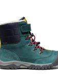 Keen Youth Kanibou Waterproof Winter Boot in Deep Lagoon/Jazzy