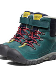 Keen Youth Kanibou Waterproof Winter Boot in Deep Lagoon/Jazzy