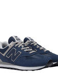 New Balance Men's 574v3 in Navy with White