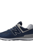 New Balance Men's 574v3 in Navy with White