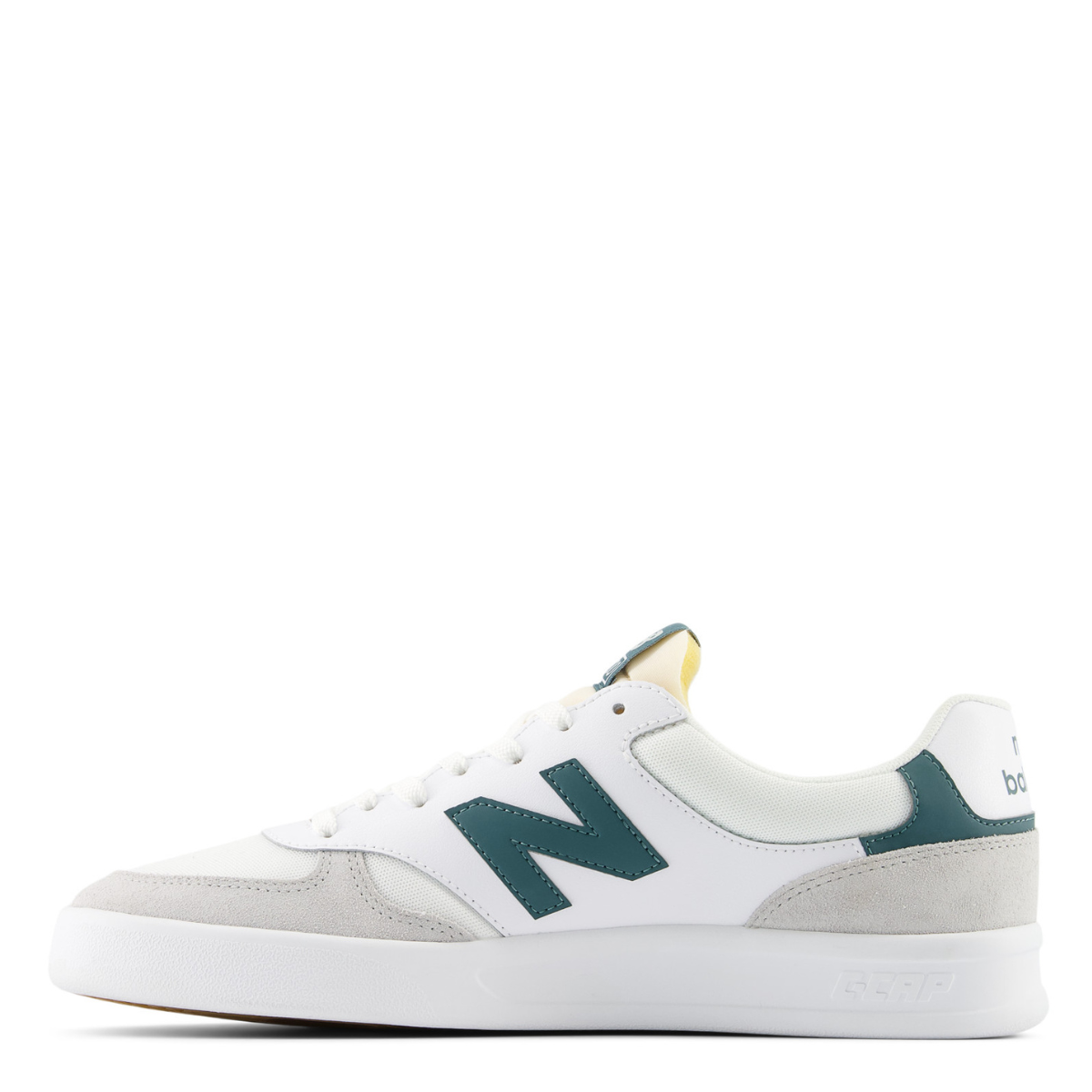 New Balance 300 Court in White with Brighton Grey and New Spruce