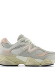 New Balance Youth 9060 in Grey Matter with Pink Haze