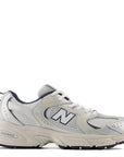 New Balance Youth 530 in Summer Fog with Nimbus Cloud and NB Navy