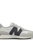 New Balance Youth 327 in Silver Birch with Black