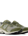 New Balance Men's 2002R in Dark Olivine with Olivine and Slate Grey