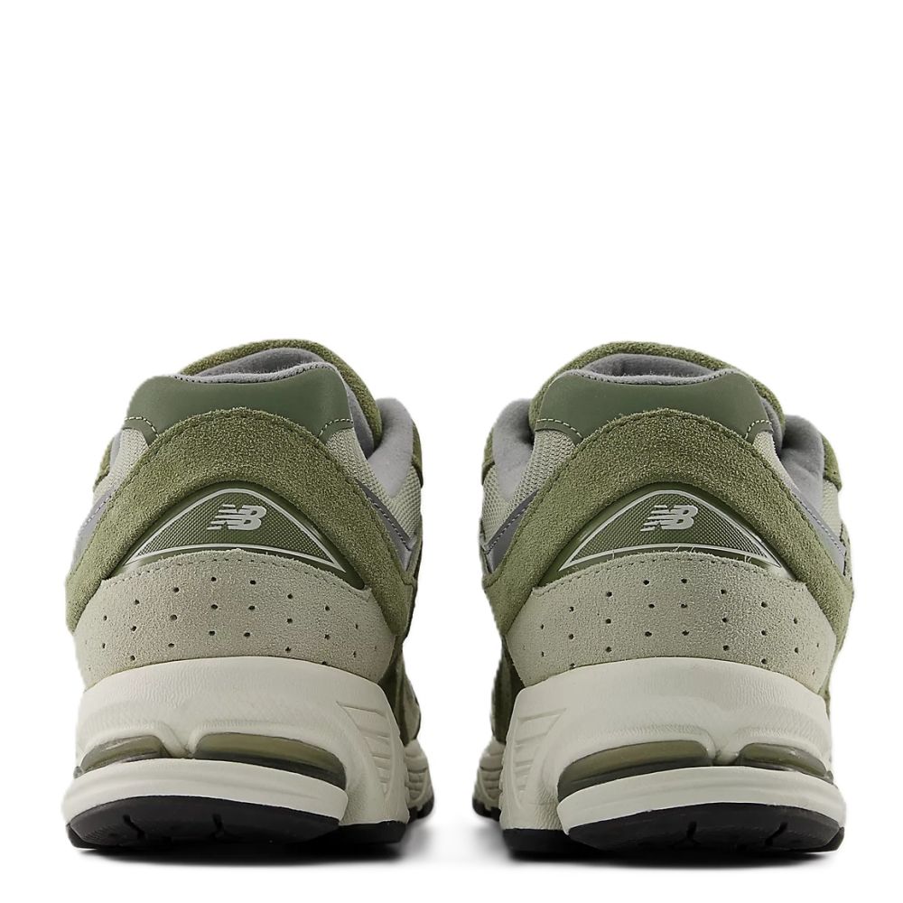 New Balance Men&#39;s 2002R in Dark Olivine with Olivine and Slate Grey