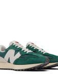 New Balance Women's 327 in Marsh Green with New Spruce