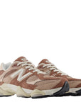 New Balance Women's 9060 in Sparrow with Flat Taupe and Vintage Rose