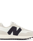 New Balance Men's 327 in Sea Salt with White and Black