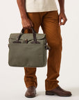 Filson Rugged Twill Original Briefcase in Ottergreen