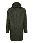 Rains Long Jacket in Green