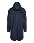 Rains Long Jacket in Navy