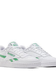 Reebok Women's Club C Revenge in White/Sports Green