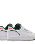 Reebok Men's Phase Court in White/White/Dark Green