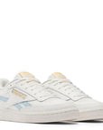 Reebok Women's Club C Revenge in Chalk/Chalk/Soft Blue