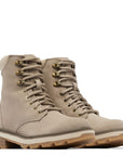 Sorel Women's Lennox Lace STKD Boot in Omega Taupe/Gum 2