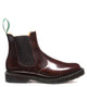 Solovair Dealer Boot in Burgundy Rub-Off