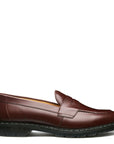 Solovair Penny Loafer in Oxblood Hi-Shine