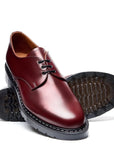 Solovair Gibson Shoe in Oxblood Hi-Shine