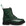 Solovair 8 Eye Derby Boot in Green Hi-Shine