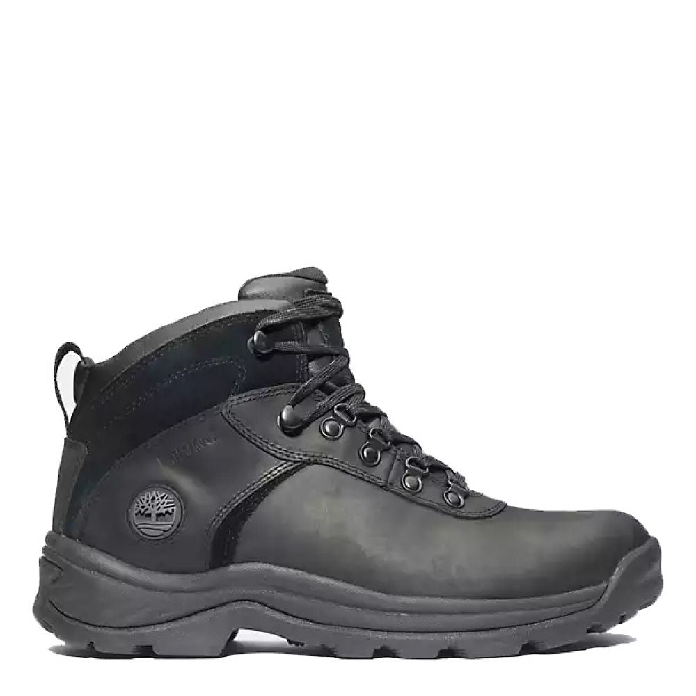 Timberland Men's Flume Waterproof Mid Hiker Boot in Black Full-Grain ...