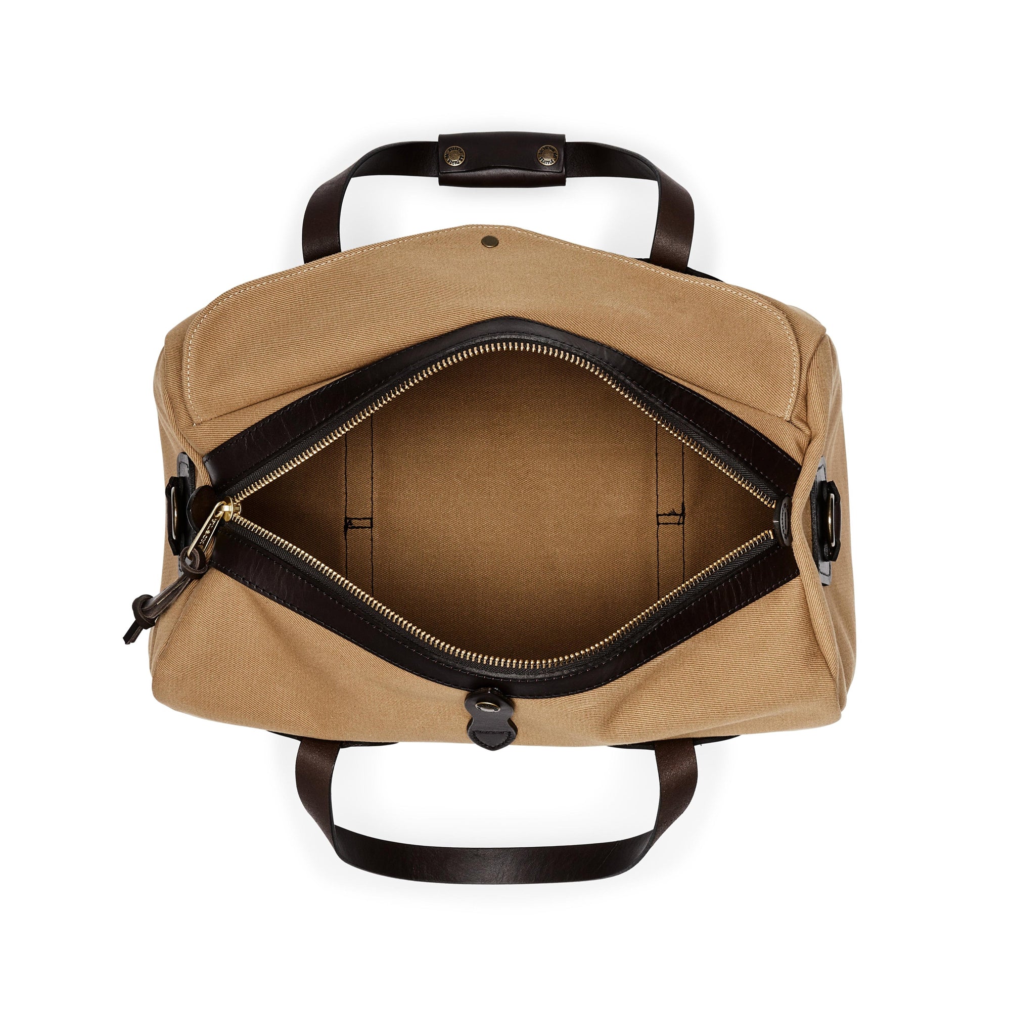 Filson Small Rugged Twill Duffle Bag in Tan