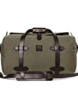 Filson Small Rugged Twill Duffle Bag in Ottergreen