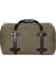 Filson Small Rugged Twill Duffle Bag in Ottergreen