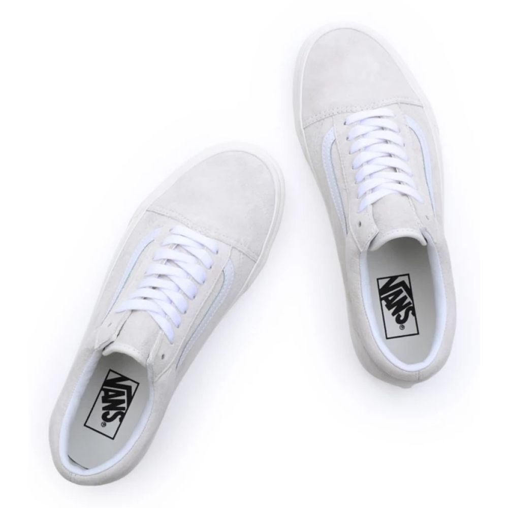 Vans Pig Suede Old Skool in in Blanc De Blanc