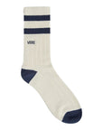 Vans Classic Crew Socks in Marshmallow/Dress Blues