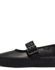 Vans Women's Mary Jane Creeper in Grunge Core Black Leather