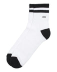 Vans Half Crew Sock in White/Black