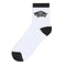 Vans Art Half Crew Sock in White/Black