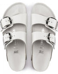 Birkenstock Women's Arizona Big Buckle Leather in White (Narrow Width)