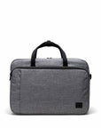 Herschel Bowen Duffle Tech in Raven Crosshatch