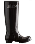 Hunter Women's Original Tall Gloss Rain Boots in Black