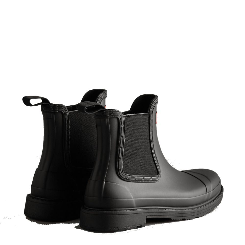 Hunter Women&#39;s Commando Chelsea Boots in Black