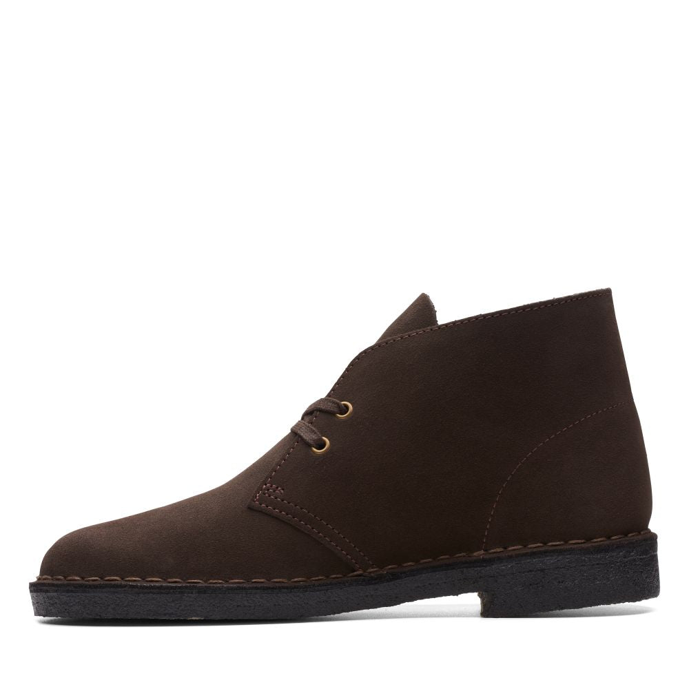 Clarks Men s Desert Boot in Brown Suede