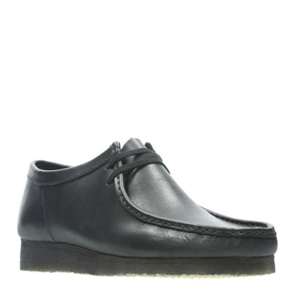 Clarks Men's Wallabee in Black Leather – Getoutside Shoes