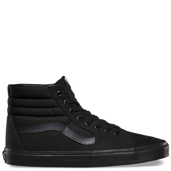 Black high hotsell top vans