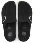 Birkenstock Women's Buckley Suede Leather in Black (Narrow Width)