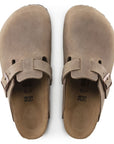 Birkenstock Boston Oiled Leather in Tobacco Brown