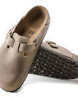 Birkenstock Boston Oiled Leather in Tobacco Brown