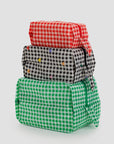 Baggu 3D Zip Set in Gingham