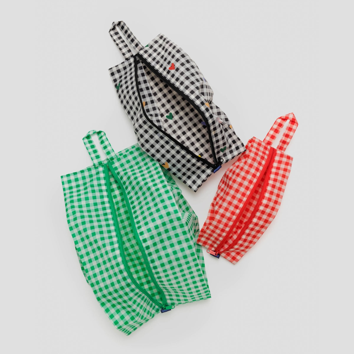 Baggu 3D Zip Set in Gingham